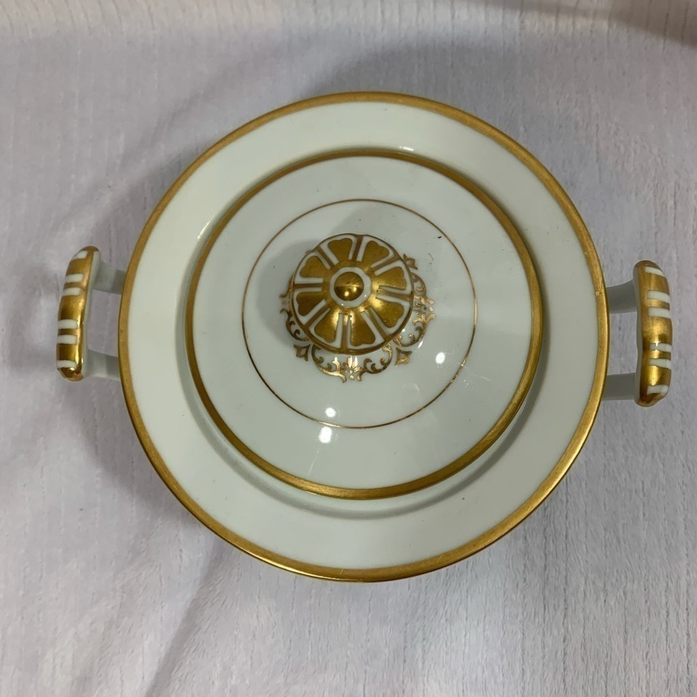 NORTAKE GOLD CRAFT COVERED SUGAR BOWL - Picture 2 of 6